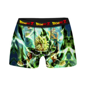 DBZ SSJ Broly Goku Vegeta Fan Favorite Art Green Men’s Underwear