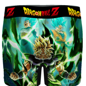 DBZ SSJ Broly Goku Vegeta Fan Favorite Art Green Men's Underwear