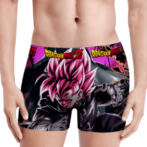 DBZ Super Saiyan Rose Goku Black With Costume Men's Boxer Brief -lifestyle