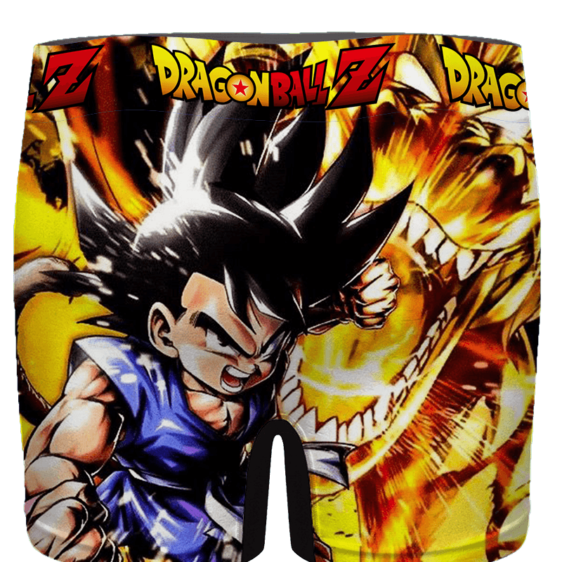 Dragon Ball GT Kid Goku Dope Dragon Men's Boxer Brief - back