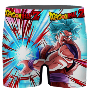 Dragon Ball Goku Blue Kamehameha Awesome Men's Boxer