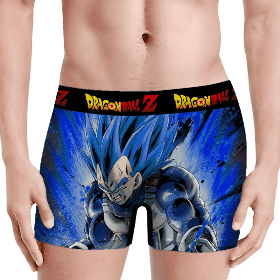 Dragon Ball Vegeta Super Saiyan Blue Charged Up Men's Underwear