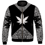 Legendary OG Kush Sativa Strain 420 Marijuana Bomber Jacket