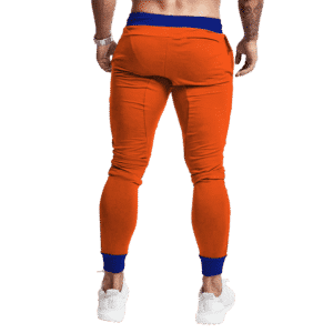 Dragon Ball Goku 's Kanji Symbol Orange Blue Fantastic Sweatpants