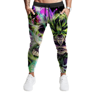 Dragon Ball Super Broly Majestic Trippy Colors Epic Track Pants