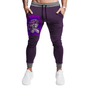 Dragon Ball Z Evil Gotenks Charging Up Purple Dope Sweatpants