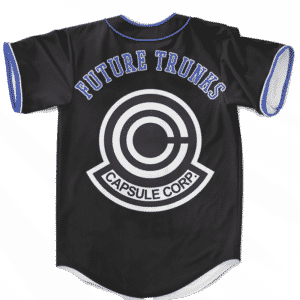 Future Trunks Blasting Nug Capsule Corp Stylish Baseball Jersey