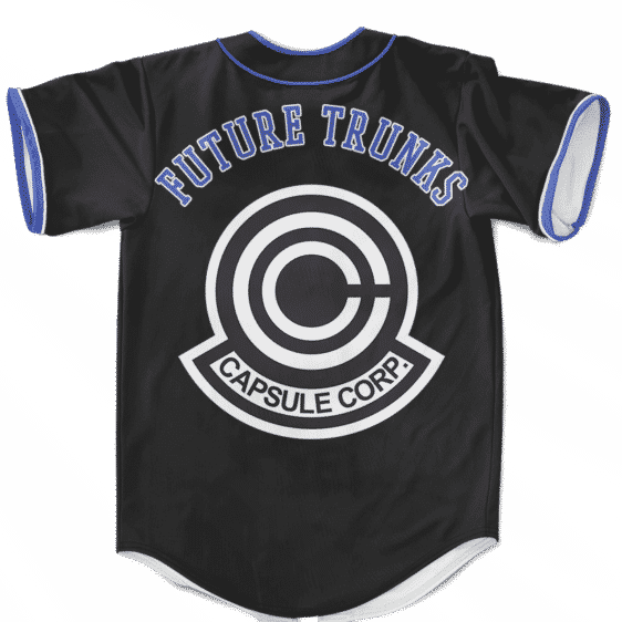 Future Trunks Blasting Nug Capsule Corp Stylish Baseball Jersey