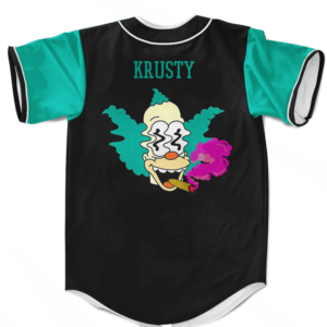 Krusty The Clown Kush 420 Marijuana Weed Baseball Jersey