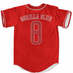 MLB Phillies Full Red Gorilla Glue 420 Cannabis Baseball Jersey