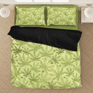 Marijuana Breezy Seamless Pattern Hemp Fantastic Bedding Set