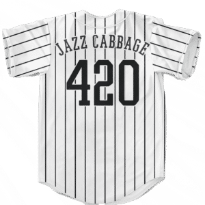NY Yankees Pin Stripe RX Medical Cannabis 420 Baseball Jersey