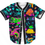The Adventures of Rick and Morty Monsters Trippy Baseball Jersey