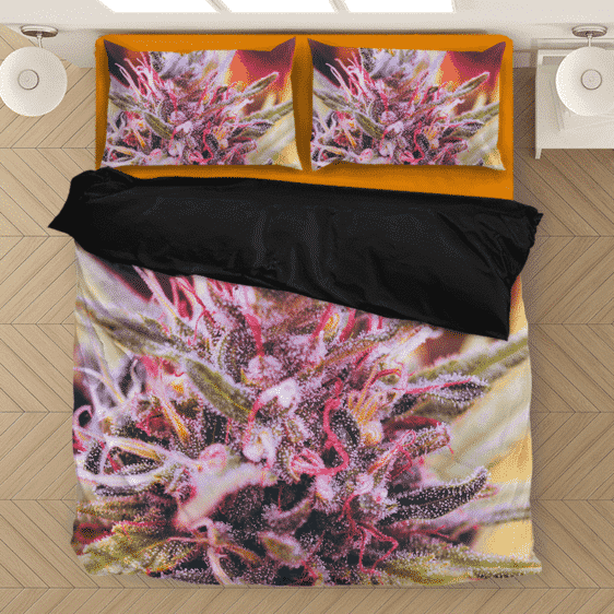Top Shelf Marijuana Weed 420 Black Dope Plant Bedding Set