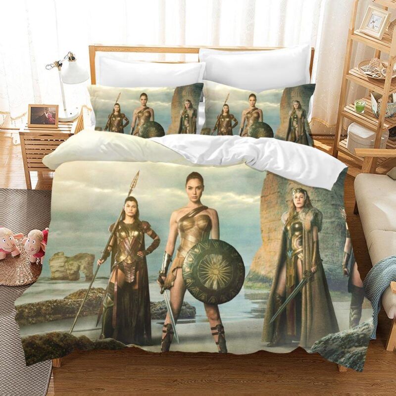 Wonder Woman Women The Paradise Island Bedding Set Saiyan Stuff - Wonder Woman Bedding Set Wonder Woman Women The Paradise Island Bedding Set Saiyan Stuff - Wonder Woman Bedding Set