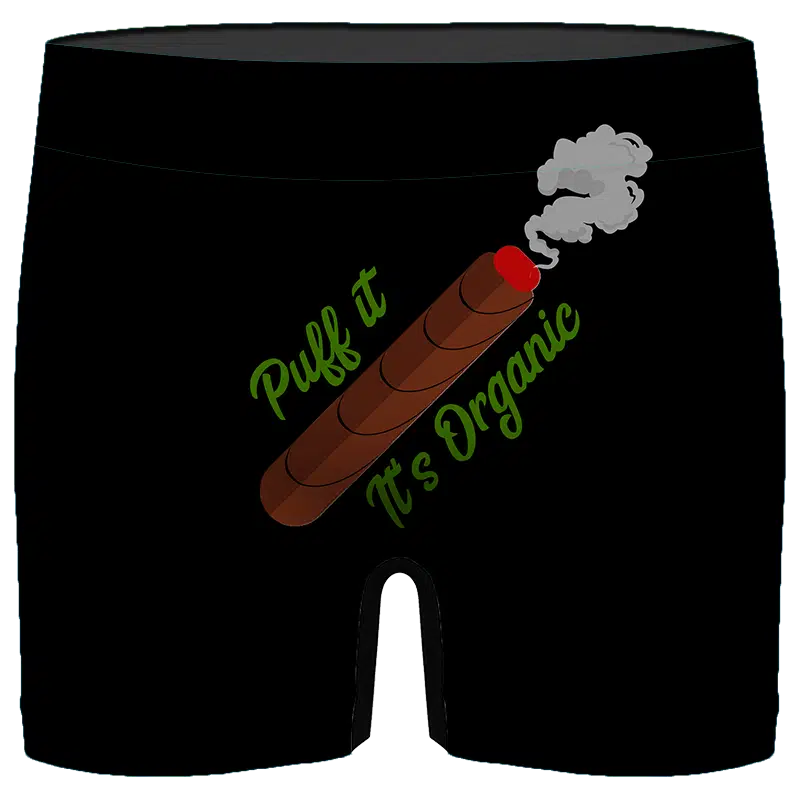 420 Puff it, It’s Organic Weed Blunt Marijuana Men’s Underwear