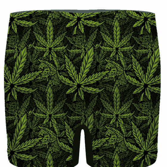 420 Weed Hemp Marijuana Pattern Awesome Men's Underwear