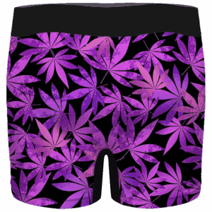420 Weed Marijuana Purple Pattern Dope Men's Boxer Brief