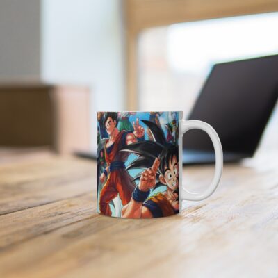 Dragon Ball Z Family Main Characters Cool Ceramic Coffee Mug