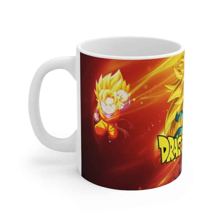 DBZ SSJ3 Gotenks Trunks & Goten Fusion Awesome Coffee Mug