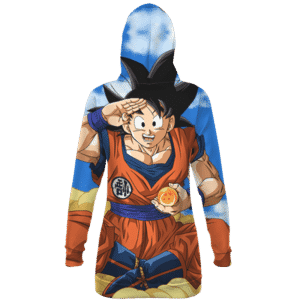 DBZ Happy Son Goku Flying Nimbus Cool Hoodie Dress