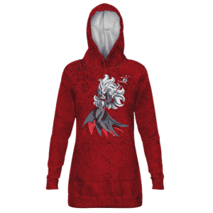 DBZ Towa Goddess Demon Form Awesome Red Hoodie Dress