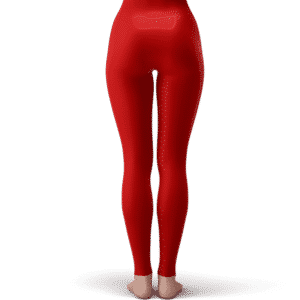 DBZ Young Chi-Chi Galaxy Flower Cute Fiery Red Yoga Pants