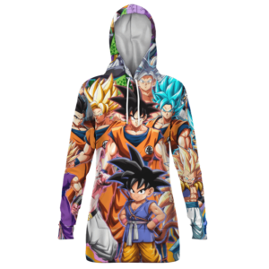 Dragon Ball Fighter Z All Characters Transformation Hoodie Dress