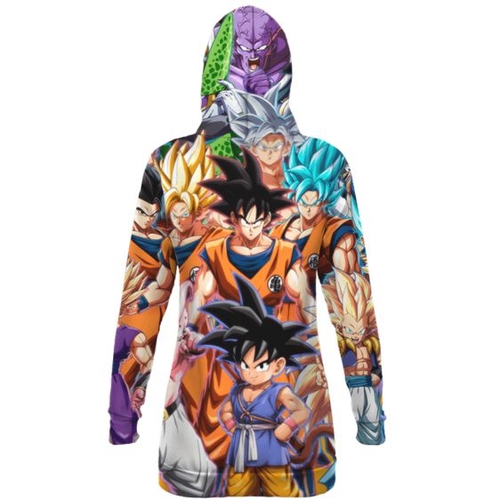 Dragon Ball Fighter Z All Characters Transformation Hoodie Dress