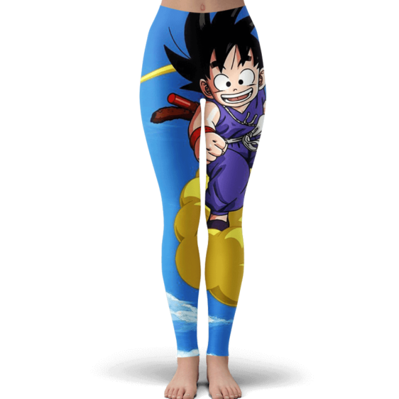 Dragon Ball GT Kid Goku Flying Nimbus All Over Leggings