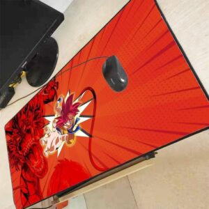 Dragon Ball Goku Super Saiyan God Shenron Red Large Mouse Pad