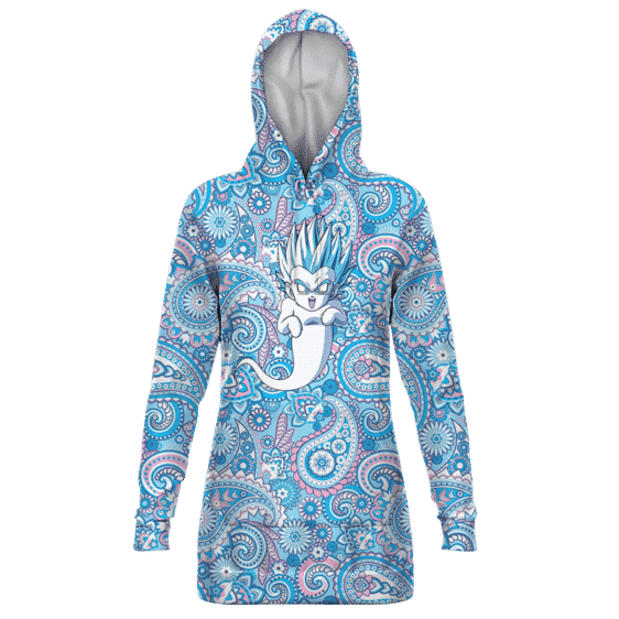 Dragon Ball Gotenks Ghost Cute Adorable Blue Hoodie Dress