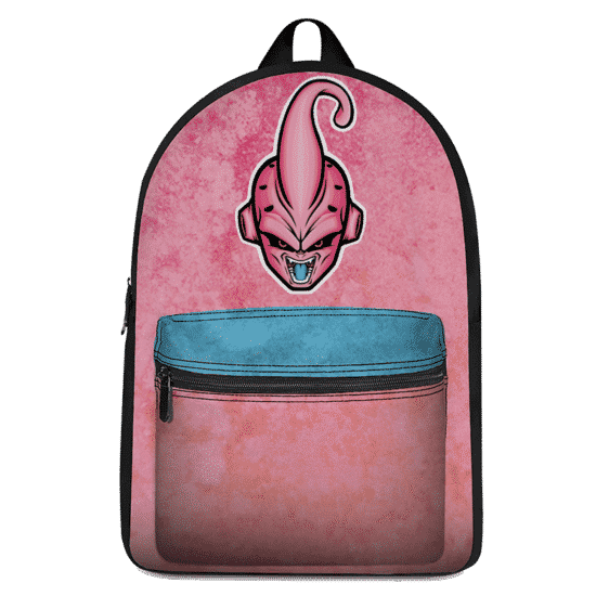 Dragon Ball Kid Buu Majestic Vector Artwork Pink Blue Backpack