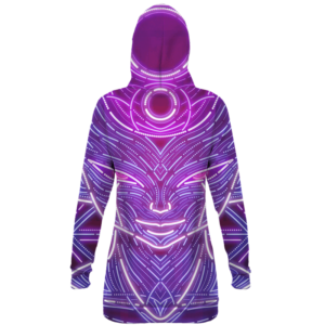 Dragon Ball Neon Frieza Trippy All Over Print Dope Hoodie Dress
