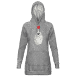 Dragon Ball Shocked Frieza In Cocoon Cute Gray Hoodie Dress