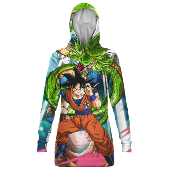Dragon Ball Son Goku And Shenron Awesome Hoodie Dress