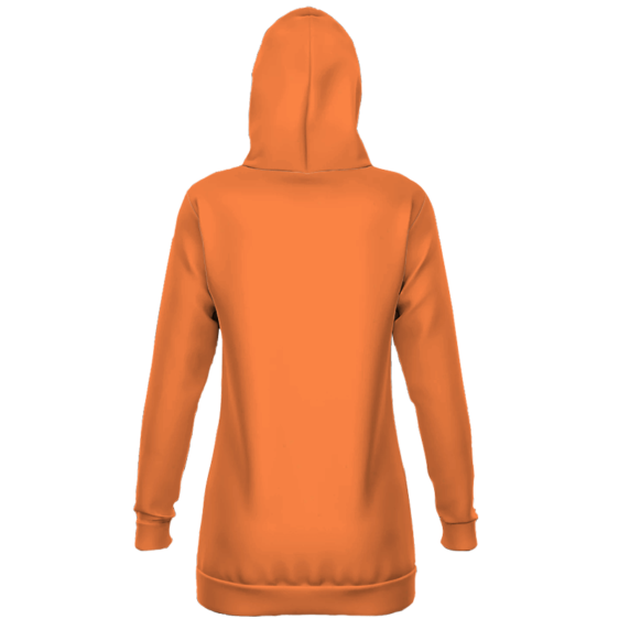 Dragon Ball Son Goku Flying Nimbus Orange Hoodie Dress