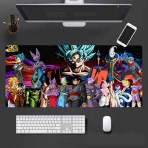 Dragon Ball Super Protagonists And Evil Enemies Mouse Pad