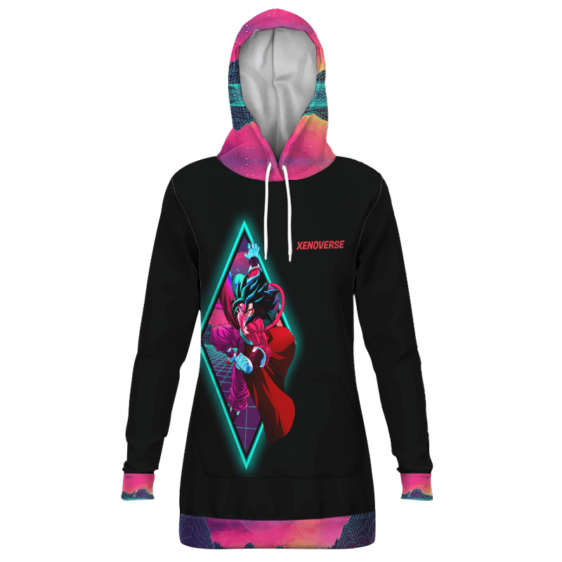 Dragon Ball Xenoverse Vegito SSJ4 Retro Style Hoodie Dress