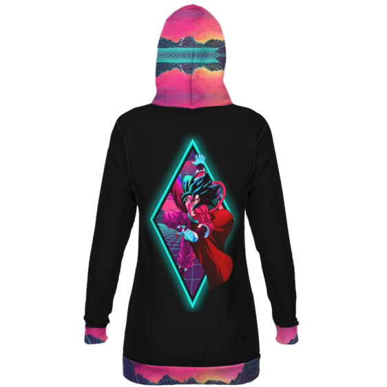 Dragon Ball Xenoverse Vegito SSJ4 Retro Style Hoodie Dress