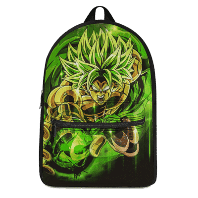 Dragon Ball Z Super Saiyan Broly Green Aura Dope Backpack