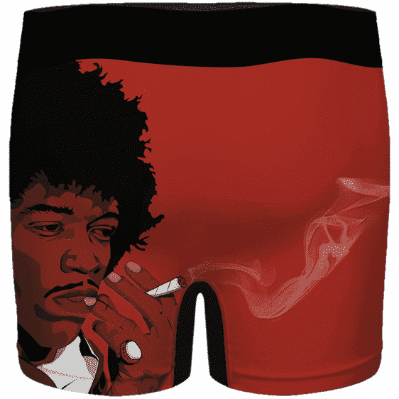 Jimi Hendrix Smoking Weed Joint Simple Art 420 Men's Underwear