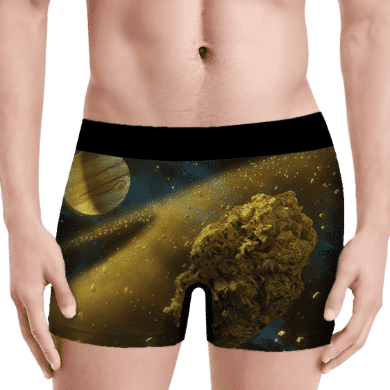 Kush Galaxy Asteroid Weed Nug 420 Marijuana Men's Underwear