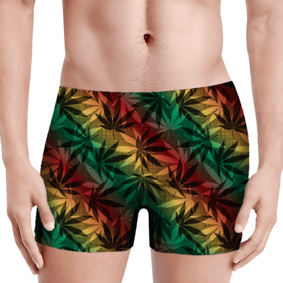 Marijuana 420 Weed Reggae Colors Amazing Men's Boxer Brief