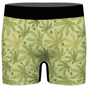 Marijuana Breezy Seamless Pattern Hemp Awesome Men's Brief