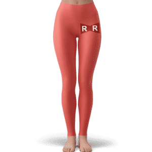 Red Ribbon Army Logo Pastel Red Minimalist Yoga Pants