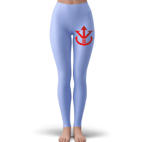 Saiyan Royal Family Symbol Bluish Shade Yoga Pants