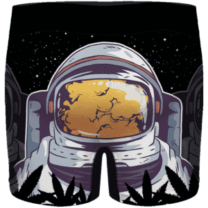 Supreme Astronaut High In Space & Mind 420 Weed Men's Underwear