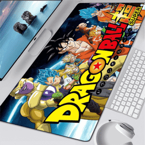 Dragon Ball Super Fierce Team Saiyan Extended Mouse Pad