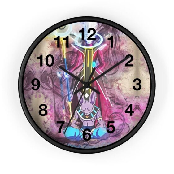 Dragon Ball Super Beerus & Whis Vintage Art Style Wall Clock